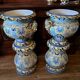 Nevers Montagnon: pair of columns with their basins decorated in the antique style.