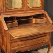 Élégante vitrine italienne à double corps des années 1950
