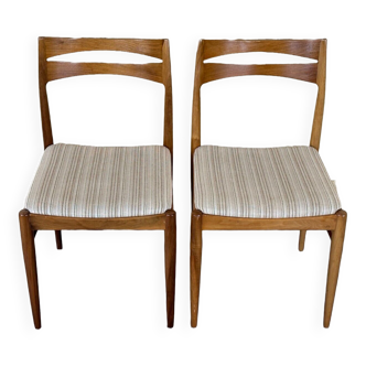 2x 60s 70s dining chair dining chair mid century Danish modern design