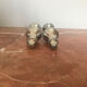 Silver metal salt and pepper shaker