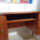 Vintage office of the 60s golden oak