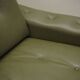 Green leather sofa, Danish design, 1970s, production: Denmark