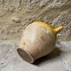 Crucible in glazed earthenware
