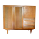 Commode penderie secrétaire en rotin vintage