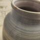 Artisanal stoneware vase Signed
