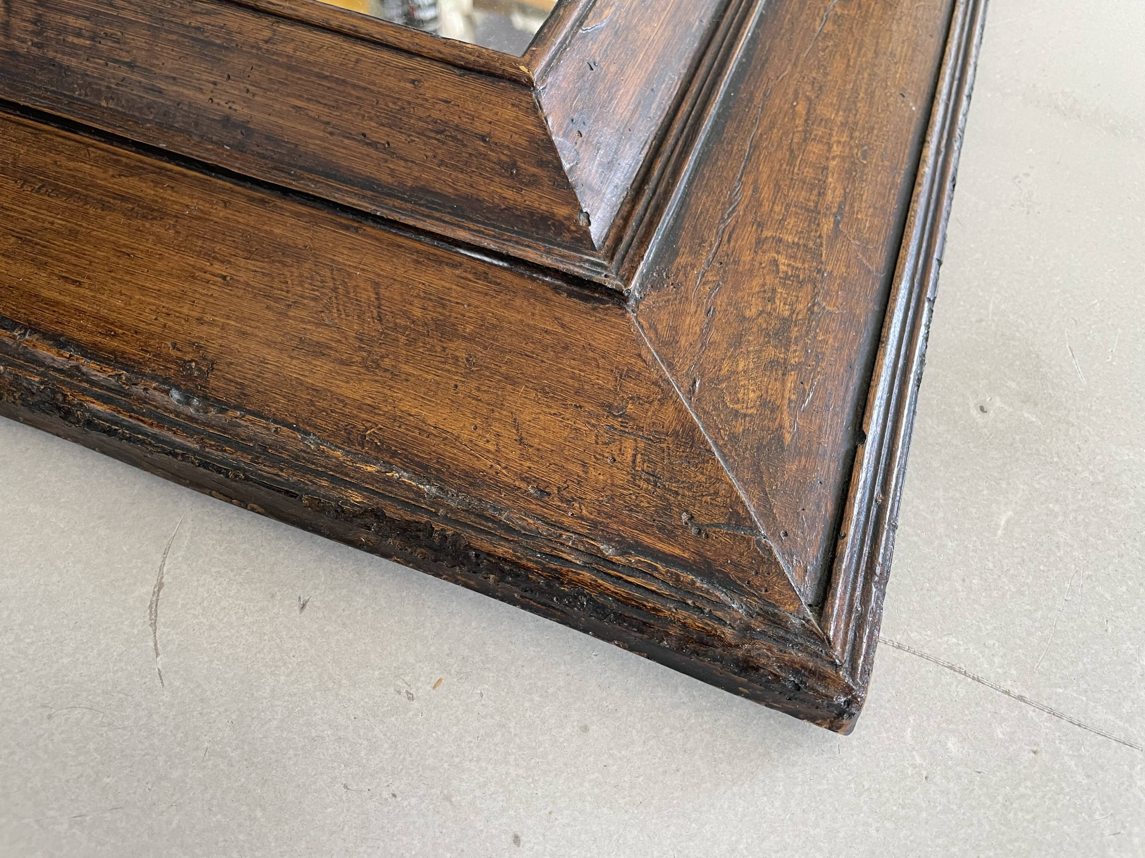 Mirror still old oak