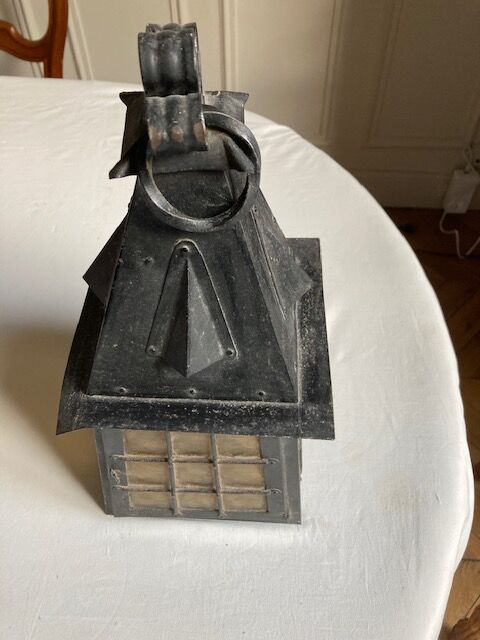 Wrought iron lantern