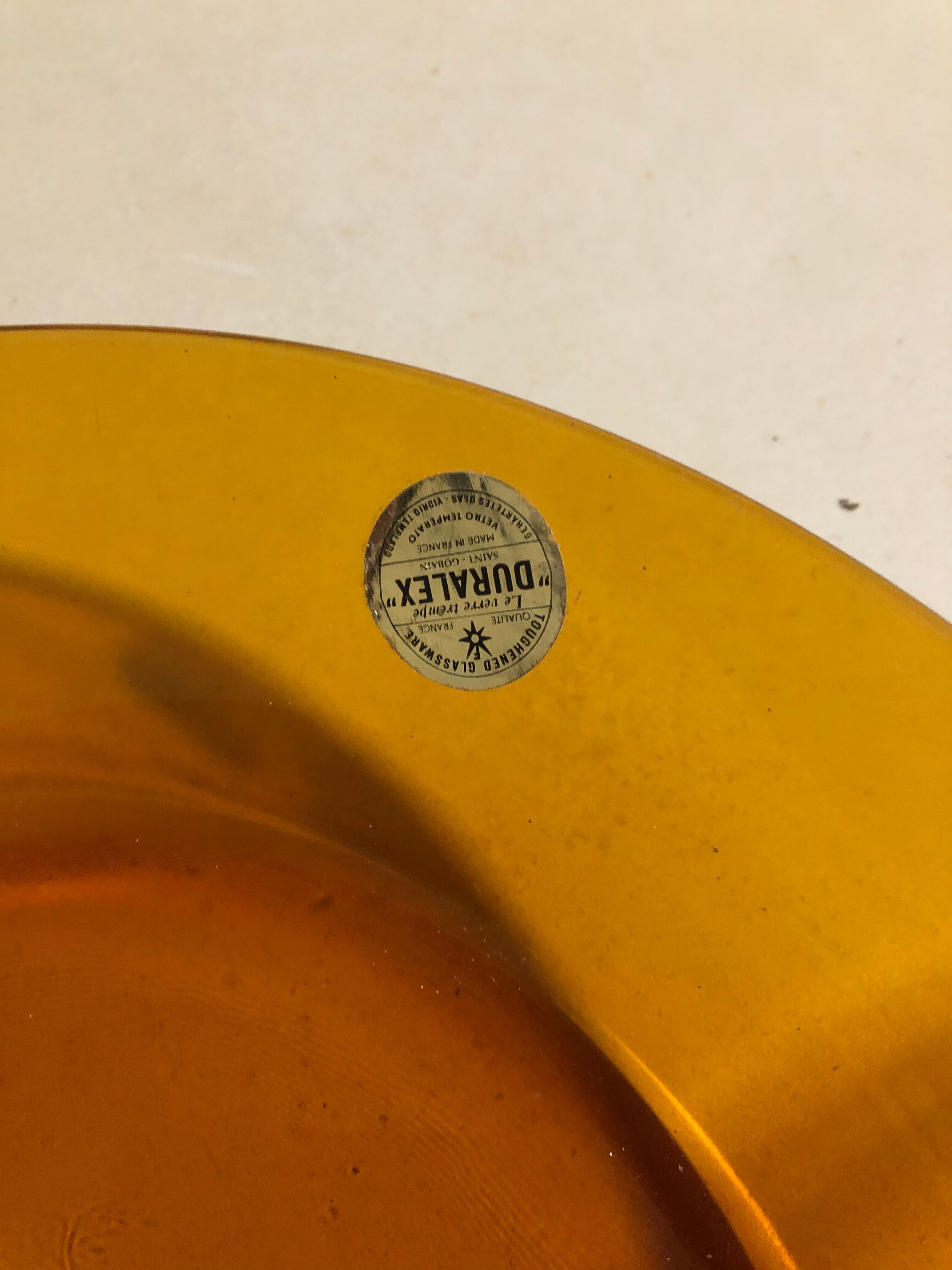 Salad bowl and Duralex dish