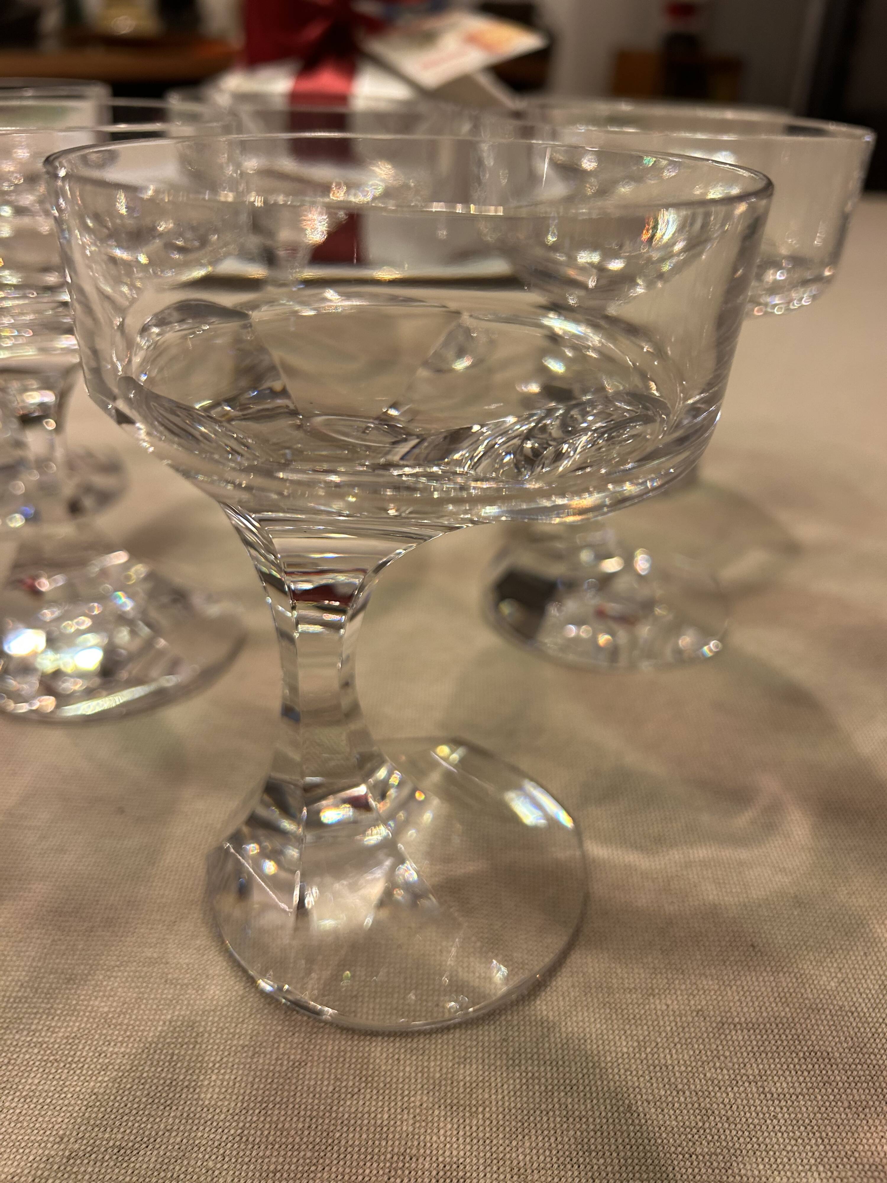 Baccarat Narcisse 6 Exceptional Baccarat Crystal Water Glasses