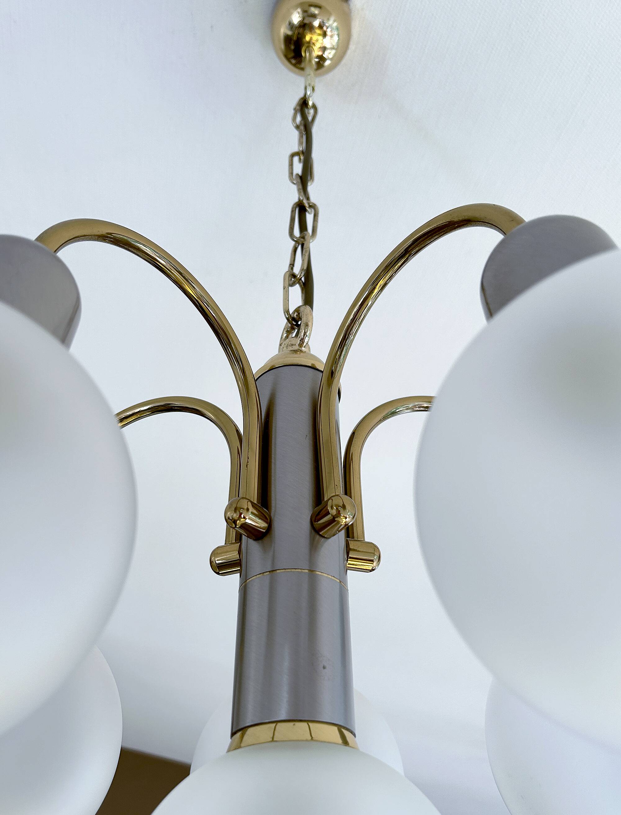 Vintage Cascade Pendant Light, 70s