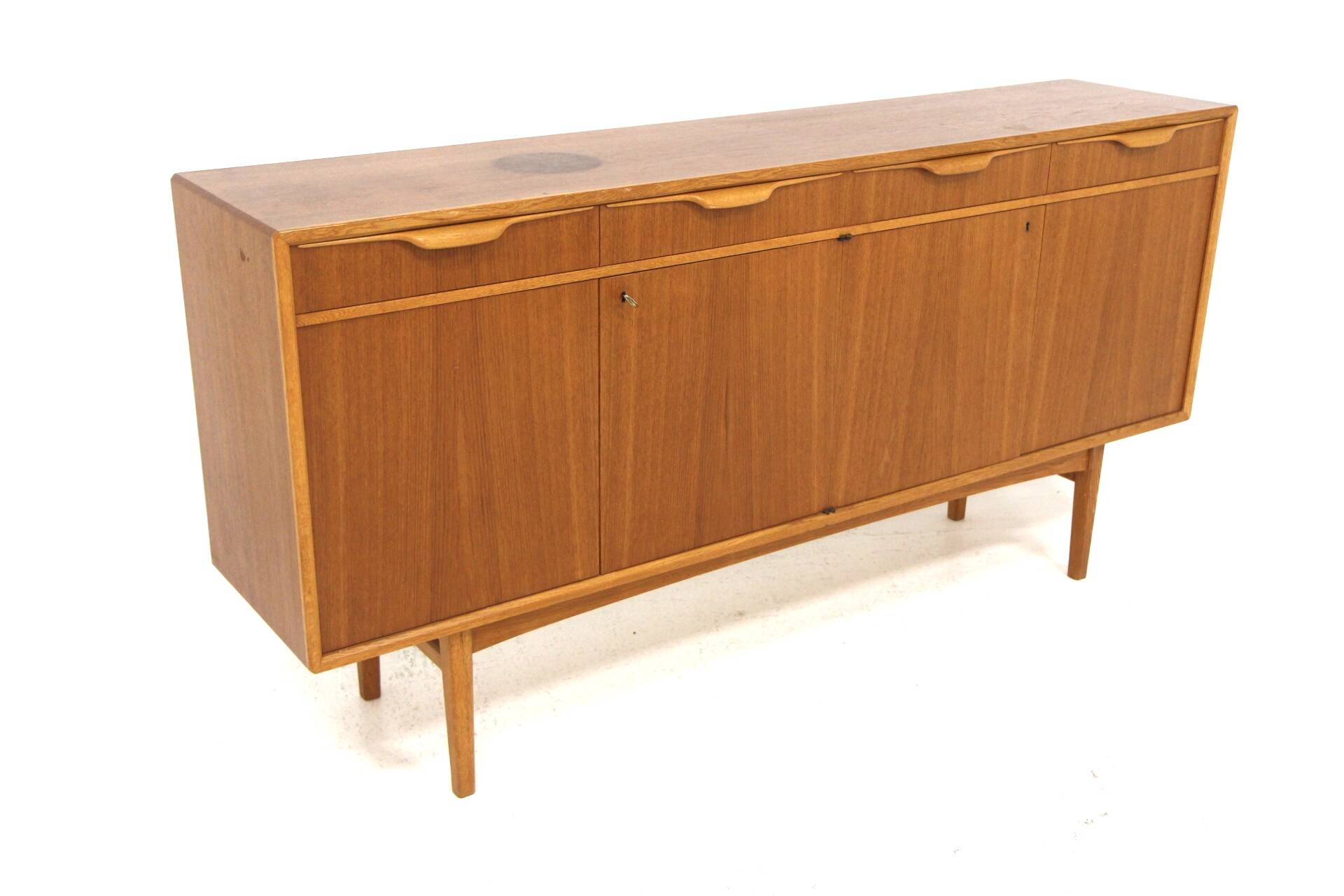 Scandinavian teak sideboard, Bertil Fridhagen, Bodafors, Sweden, 1960