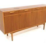 Scandinavian teak sideboard, Bertil Fridhagen, Bodafors, Sweden, 1960