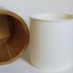 Vintage varnished solid blond wood box