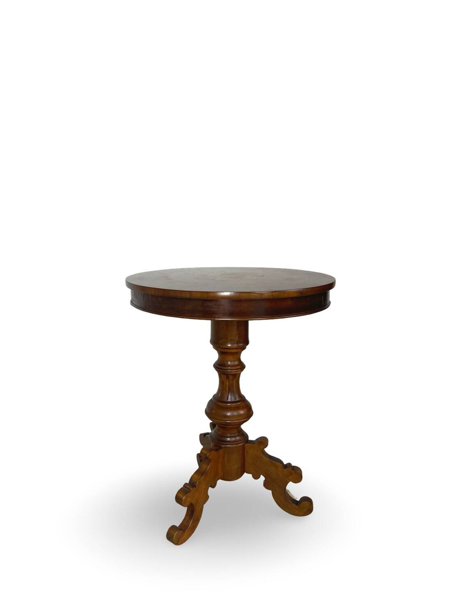an antique Italian Sorrento occasional table top, from the 19th