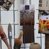 Old postcard wall display