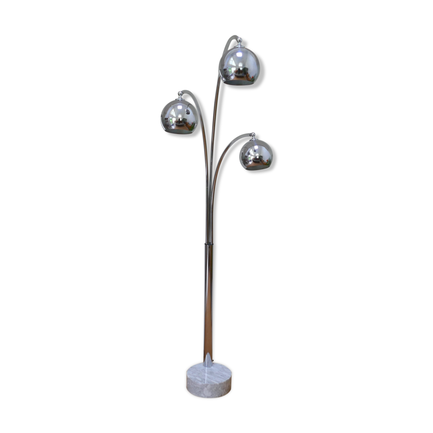 Floor lamp vintage Italian Goffredo Reggiani 1970 "Muguet"