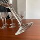 Service 8 glasses of crystal wine art deco
