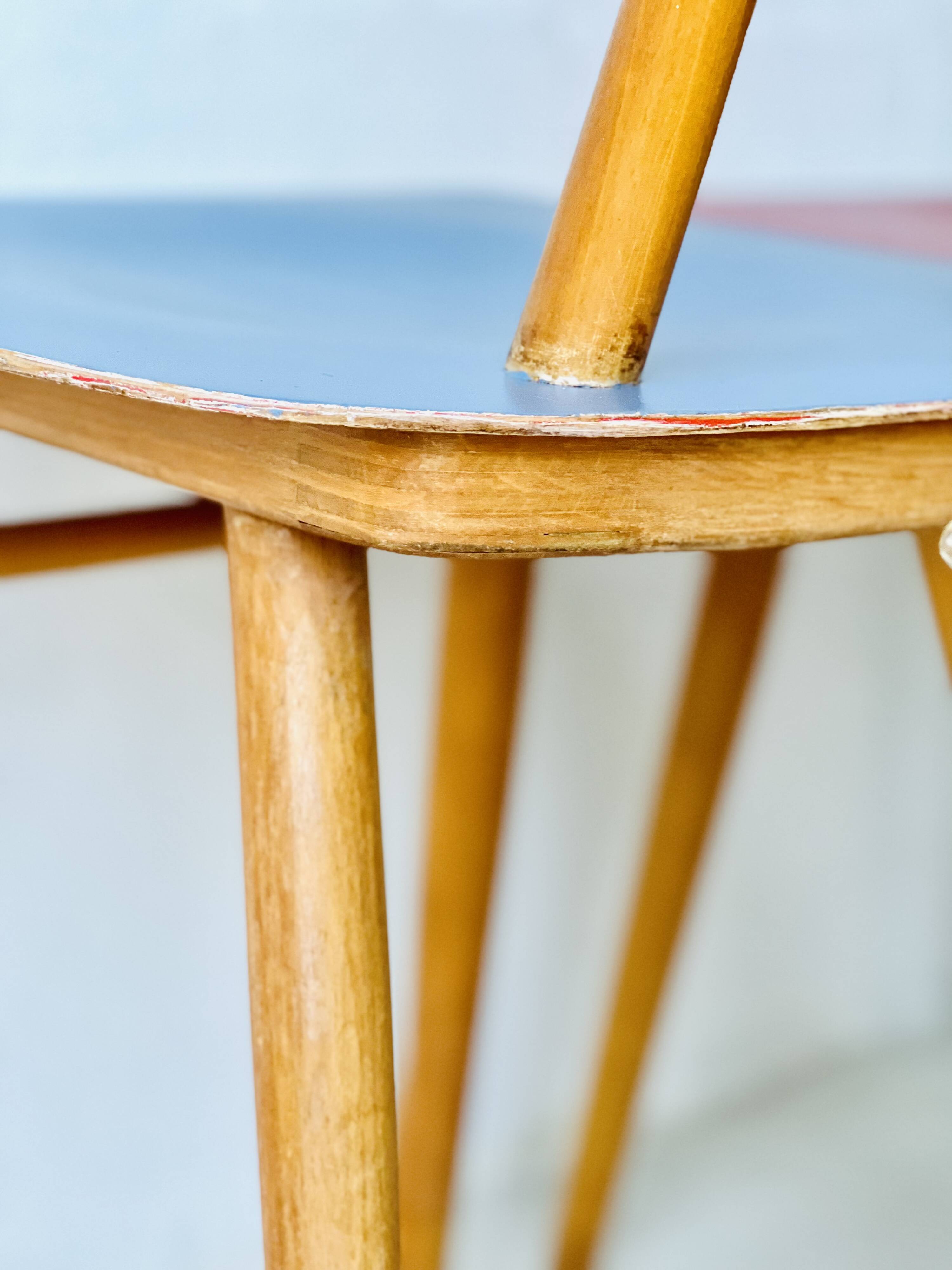 Dining chairs by ton, 1960’