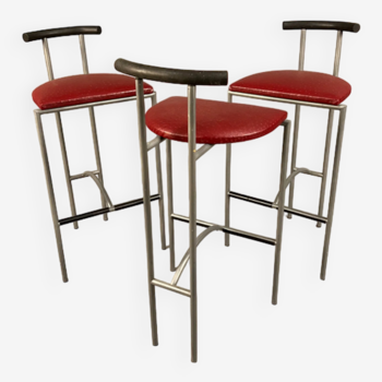 3 chaises hautes Rodnay Kinsmann modèle Tokyo, Bieffepalst édition