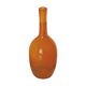 Vase bottle glass amber amber, 70s