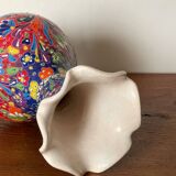 Handmade ceramic vase.