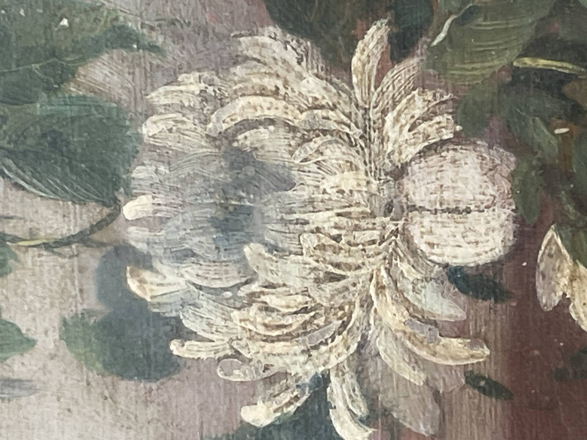 Paire de tableaux, natures mortes fruits et fleurs