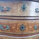 Curved commode in rosewood, Louis XV style.