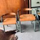 Lot de 4 chaises enfant en bois & métal