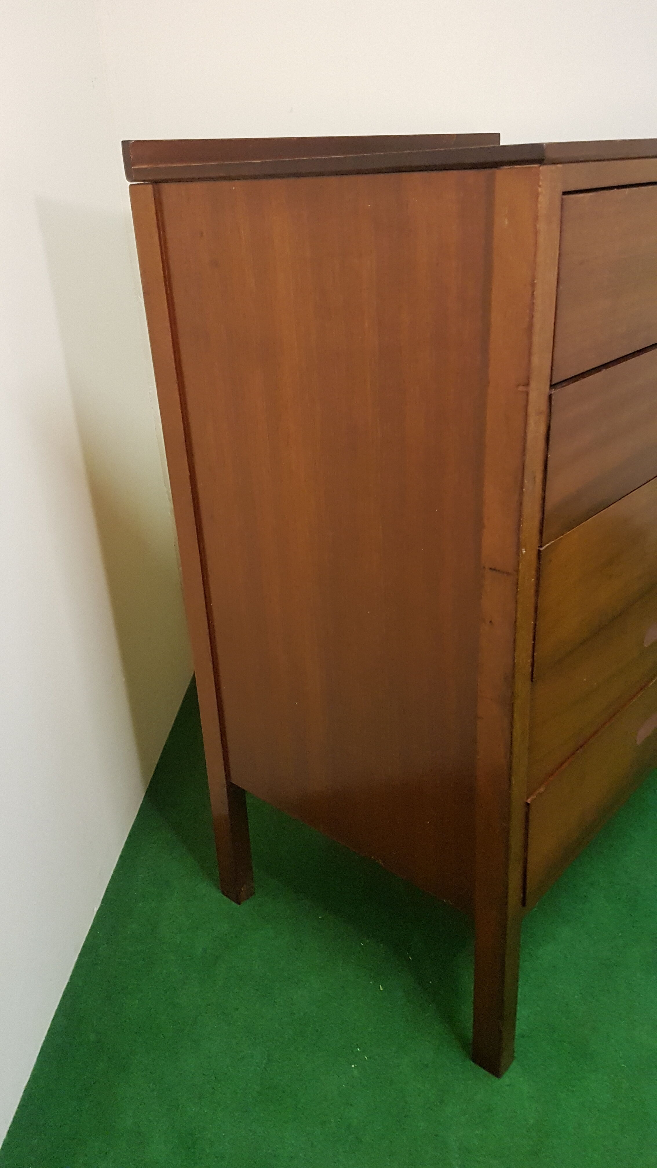 Teak chest of drawer