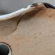 Wall vase in ceramic signed Liévois – piece of French craftsmanship