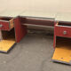 Dressing table  in chrome and vinyl coating, 1960