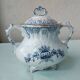 Sugar bowl in Saint Amand ironstone