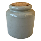 White stoneware pot Selency x Monoprix Croisé Laroche