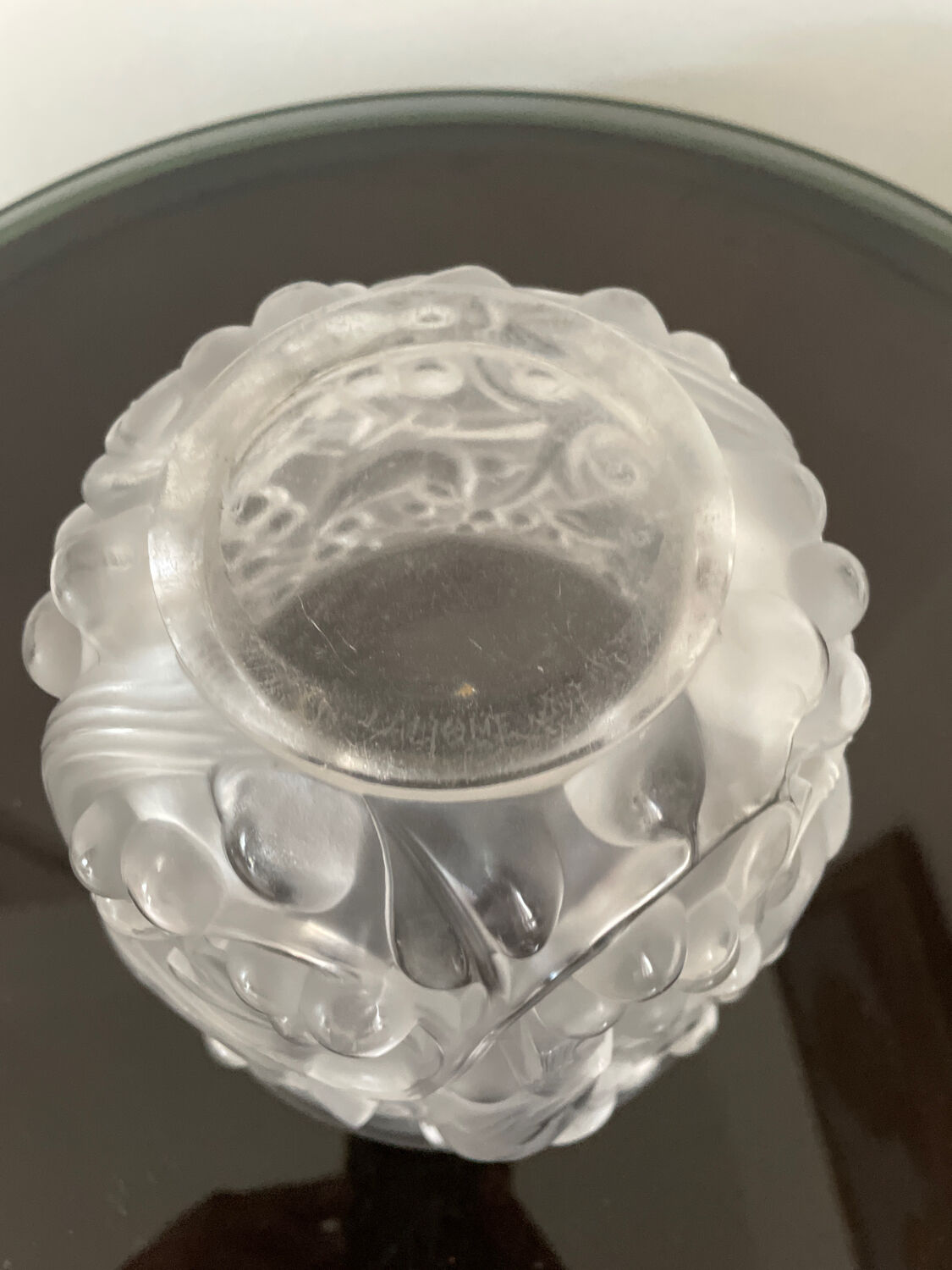 Lalique vase crystal