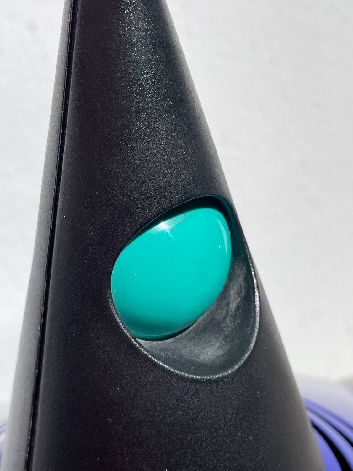 Postmodern blue metal pendant light Glossy