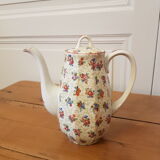 Flowered teapot porcelain limoges