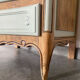 Vintage sage green chest of drawers and solid wood