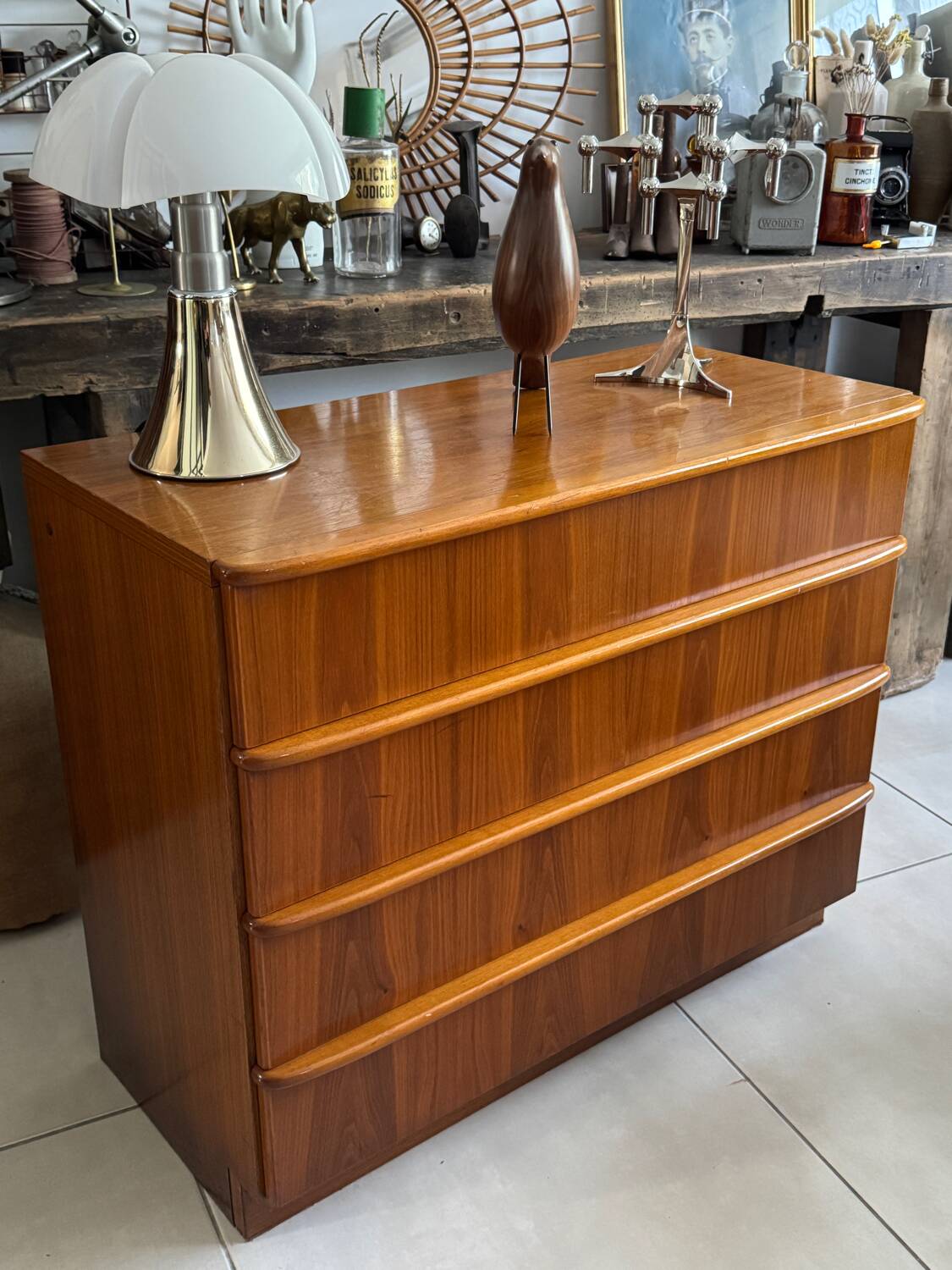 Commode vintage en teck