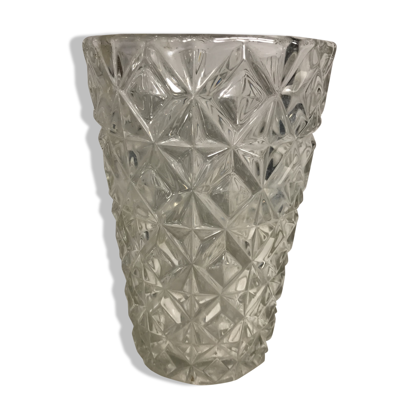 Ancien vase en cristal