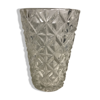 Old crystal vase