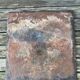 plate fireplace cast iron old Cupid