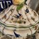 Soupière ovale et plat "Capodimonte", Italie