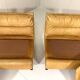 Special lounge chairs chrome & leather 1960’s