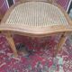 Louis XVI style medallion chairs, canned seat and back