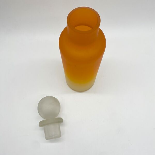 Bouteille XXL « Ultra Orange » verre de Murano, 1960s