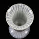Vase Art Deco Murano Double Latticino Glass-1930s