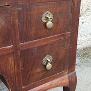 Bureau de type Chippendale en placage d'acajou