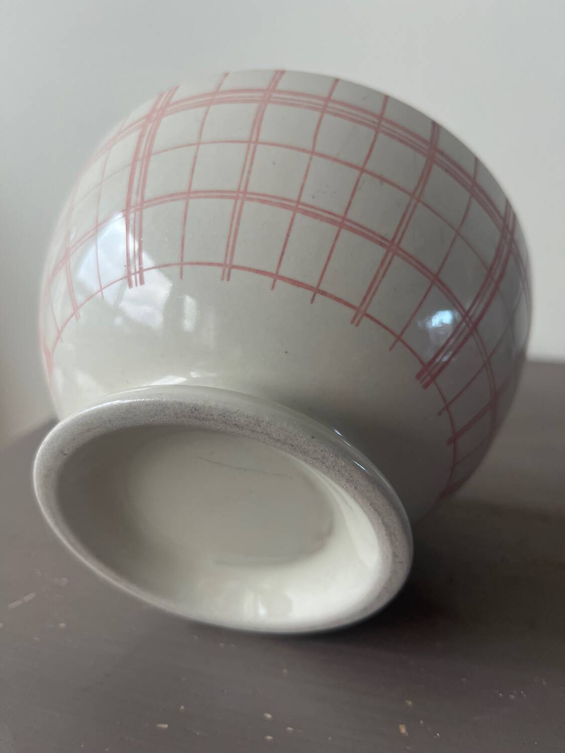 Old earthenware bowl