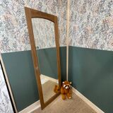 Oak mirror
