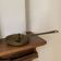 Brass candle holder with handle
